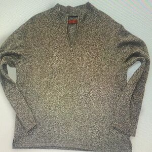 Men's Stylish Zip-Up Sweater in Gray